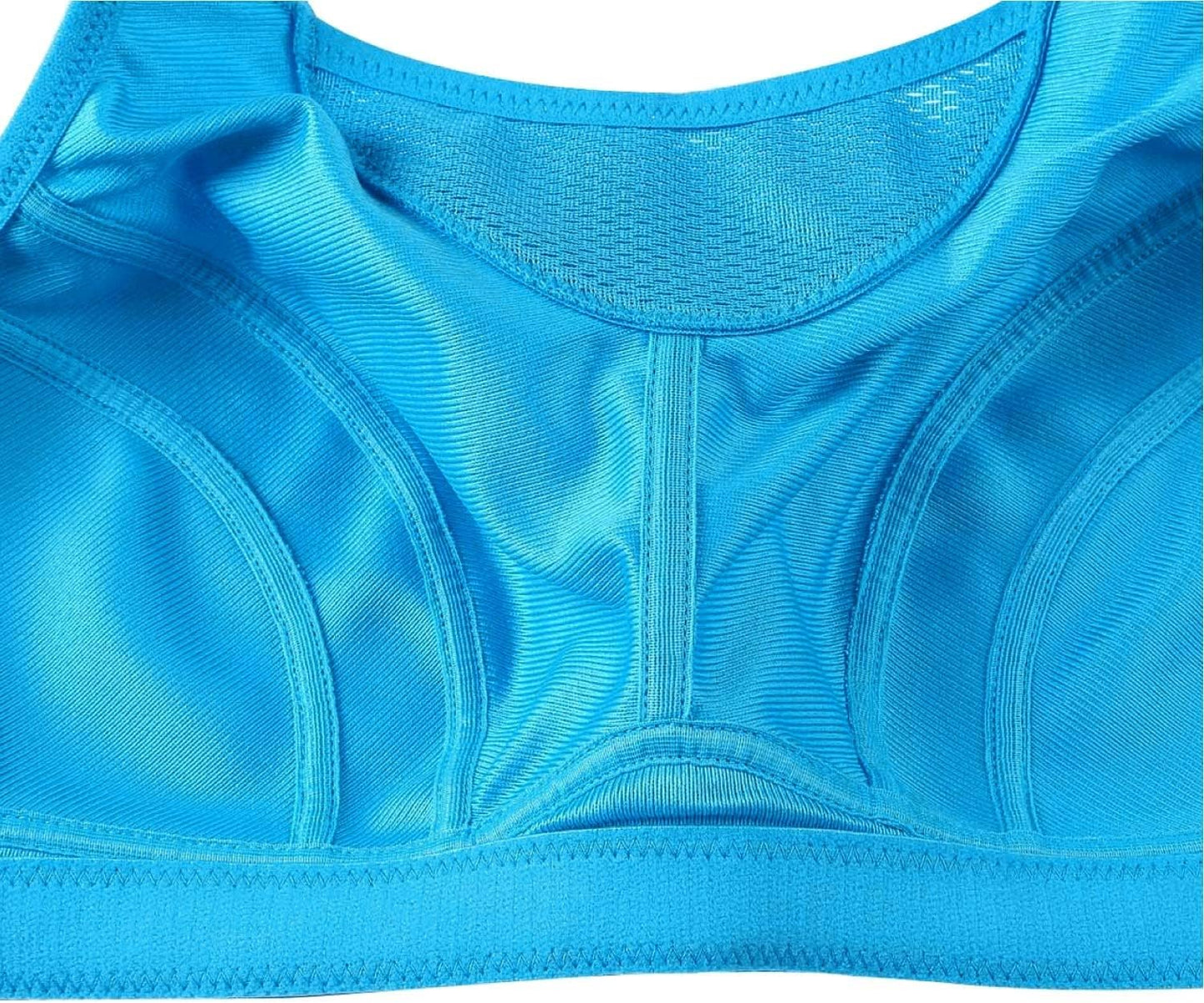 Women'S High Impact Sports Bra Full Coverage Wirefree Non Padded Workout Bra plus Size