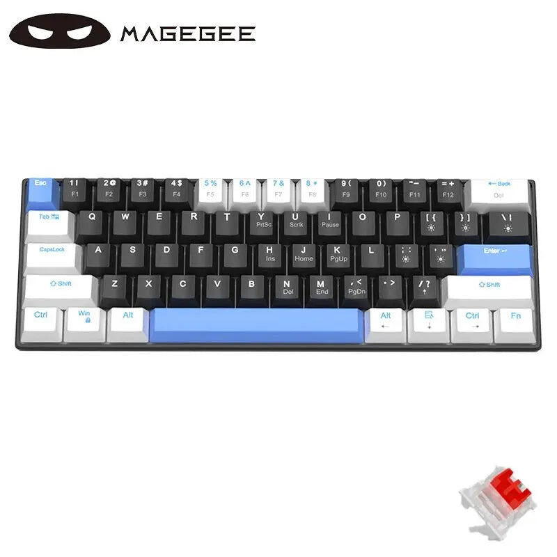 60% Customized Wired Mechanical Keyboard, STAR61 Gaming Keyboard, Laptop Office Keyboard