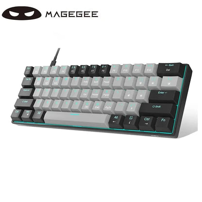 60% Customized Wired Mechanical Keyboard, STAR61 Gaming Keyboard, Laptop Office Keyboard